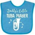 thumbnail image 3 of Inktastic Future Tuba Player (Daddys Little) Boys or Girls Baby Bib, 3 of 4