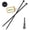 Black-#14 x 10"-50, variant on [pack Of 50] #14 X 6 Wood Structural Screws Green Coated Heavy Duty Hex Head Timber/log/landscaping Rust Resistant Socket Included
