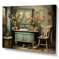thumbnail image 2 of Designart "Bathroom Toilet Vintage beauty I" Bath & Laundry Canvas Art Print, 2 of 5
