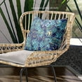 thumbnail image 2 of Amrita Sen Flying Floral Paisley Throw Pillow in Sky Blue Purple Beige 16x16, 2 of 5
