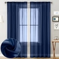 thumbnail image 1 of Tulle Mesh Sheer Curtain Shutter Screening Yarn Voile Room Door Valance Drape, 1 of 7