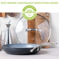 thumbnail image 4 of GreenPan Valencia Pro Healthy Ceramic Nonstock 10" Covered Frypan, 4 of 11
