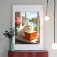thumbnail image 2 of Diamond Art Kit for Adults, White Dog Reading By Window Diamond Painting for Adults Beginners, DIY Diamond Art Painting Kits, 5D Diamond Painting Crafts for Home Decor 12x16 Frameless, 2 of 7