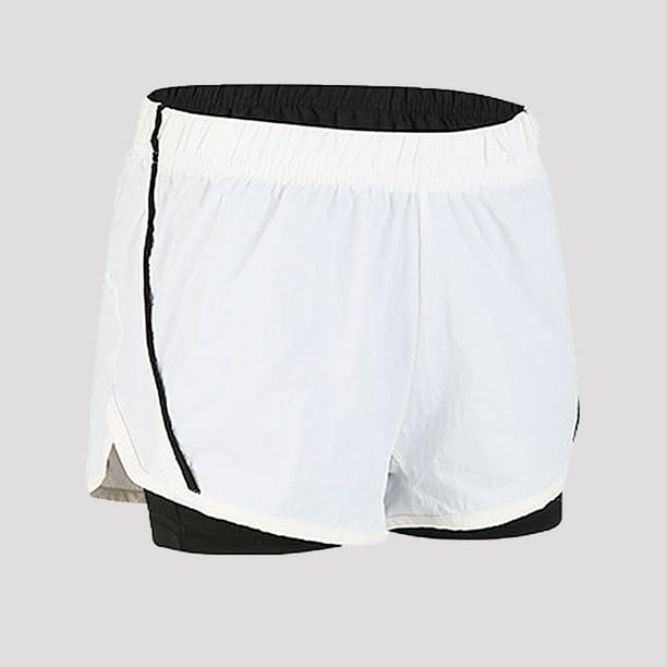 Women Running Shorts 2in1 Coverage Layer Compression Liner Lounging