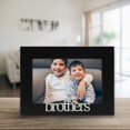 thumbnail image 2 of Malden International Designs 4316-46 Brothers Expressions Picture Frame, 4x6, Black, 2 of 2