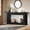 Black, variant on 63-Inch Farmhouse Console Table, Narrow Long 2-Tier Storage Sofa Table Behind Couch For Hallway, Entrance & Living Room (Rustic Brown)