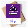 thumbnail image 1 of Film Words Heart For Heart Welcome Back Greeting Cards Envelopes Blank, 1 of 3