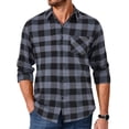 thumbnail image 5 of COOFANDY Mens Button Down Long Sleeve Shirts Slim Fit Flannel Shirt Casual Plaid Shirt, 5 of 6