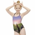 thumbnail image 5 of Anime My Hero Academia Boku Children's One-piece Swimwear Halterneck Swimsuit Summer Beach Girl's Bathing Suits Breathable Beachwear, 5 of 7