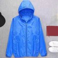 thumbnail image 2 of BADHUB Unisex Sun Protection Outdoor Hoodie Jacket for Men Women Couple Full Zip Long Sleeve Lightweight Summer Fishing Climbing Camping Hooded Top S-5XL Blue, 2 of 4