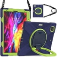 thumbnail image 2 of Funda a juego para iPad Pro de 12,9 pulgadas (2020) con correa para el hombro, soporte de anilla ajustable grande, portalápices y protección contra golpes., 2 of 5