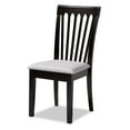 thumbnail image 3 of Bowery Hill 18.5'' Mid-Century Wood Dining Chair in Espresso/Gray (Set of 4), 3 of 7
