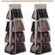 thumbnail image 1 of VEKENSEE Organizador de Bolsos para Clóset, 2 Pack 8 Compartimentos Bolsa de Almacenamiento, Organizador para Colgar Bolsos Clóset para Bolso de Mano, para Armario para Armario Familiar, Dormitorio SHIRET Hogar, 1 of 2