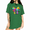 Green, variant on UNISHE Halloween Bow Graphic Tee Women's Short Sleeve Crewneck Seasonal Print T-Shirt