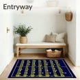 thumbnail image 3 of ODIKA 5'x7' Machine Washable Non-Slip Area Rug, Rhythmic Beat Notation Teaching with Learning High Traffic Rug with Pad, Yellow, 693731, 3 of 8