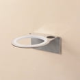 thumbnail image 4 of EeaseMX Soporte de pared para secador de pelo, de acero inoxidable, para baño, peluquería (plateado), 4 of 4