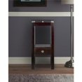 thumbnail image 2 of Pemberly Row Transitional Wood End Table with Chrome Accents in Espresso, 2 of 7