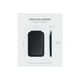 thumbnail image 7 of Satechi Magnetic Magsafe Wallet, Double Flap Stand Card Holder, 4 Slots with Front NFC Pass-Through, Adjustable Phone Attachment for iPhone 17/16/15/14/13/12, Travel Accessory, Black, 7 of 7