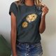thumbnail image 2 of Camisetas de cuello redondo para mujer Camisetas con estampado de animales Camisetas de manga corta Blusa Tops Fridja  gope2103, 2 of 5