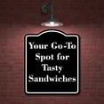 thumbnail image 2 of Your Go-To Pizza Place Every Occasion BLACK Aluminum Composite Sign 20''x24'', 2 of 9