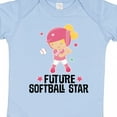 thumbnail image 4 of Inktastic Future Softball Star Girl Girls Baby Bodysuit, 4 of 5