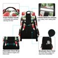 thumbnail image 4 of FORMRS Kids School Backpack Elementary Student Unisex Travel Bookbag with Reflective Stripes, Apple Pattern, 4 of 7