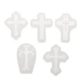 thumbnail image 7 of Silicone Cross Necklace Mold - Jewelry Casting Resin Craft Supplies, 5 Pieces, 7 of 7