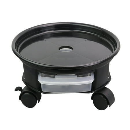Frcolor Plant Dolly Rolling Trolley Tray Planter Flower Pot Wheels Caddy Potted Mover Flowerpots Stands Casters Caddie Down