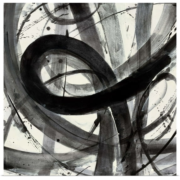 Great BIG Canvas | Rolled Albena Hristova Poster Print entitled Roller Coaster I on White