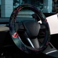 thumbnail image 6 of Flamingo 14.5 Inch Printing PVC Leather Car Wheel Cover Auto Accessories Steering Wheel Cover Steering Wheel Covers, 6 of 6