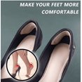 thumbnail image 3 of Almohadillas para talón para zapatos sueltos, agarres autoadhesivos para el talón que evitan que el talón se deslice, mejora el ajuste y la comodidad del zapato (6 pares) MFZFUKR YZY703-2, 3 of 4