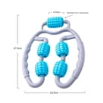 thumbnail image 1 of Gatillo en forma de U Rodillo de yoga Brazo Pierna Tejido muscular Masaje Pilates (Azul) Likrtyny Cuidado Belleza, 1 of 8