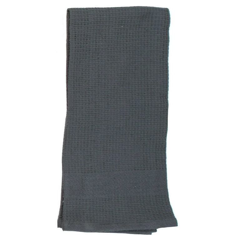 T-Fal Dual Terry Stripe Kitchen Towel, 2 Piece Set, Graphite