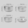 thumbnail image 4 of kitchenware,10pcs Stove Kit Silver Pot Pan Stove Huiop Pan Stove Set Outdoor Set Stove Set Outdoor Alloy Cookware 10pcs Set Cookware Set Mewmewcat Cookware Set Alloy, 4 of 7