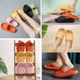 thumbnail image 6 of Cloud Slides Slippers for Women/Men，Summer Beach Eva Soft Platform Sole Lightweight Pillow Sandals Leisure Indoor Bathroom Anti-slip Shower Couples Shoes, 6 of 6