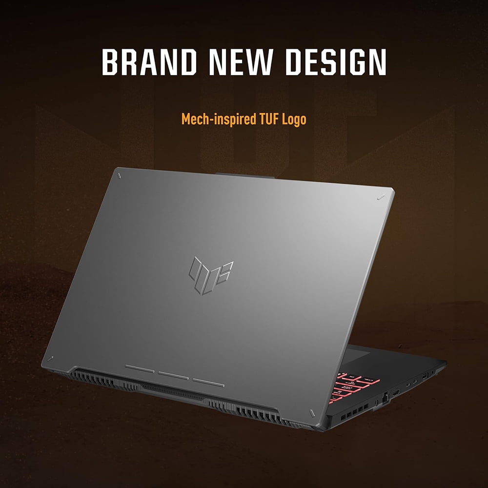 ASUS TUF Gaming A17 (2023) Gaming Laptop, 17.3" FHD 144Hz Display, GeForce RTX 4050, AMD Ryzen 7 7735HS, 16GB DDR5, 1TB PCIe 4.0 SSD, Wi-Fi 6, Windows 11, FA707NU-DS74