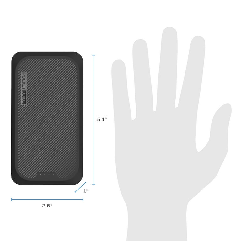 Pocket Juice Endurance AC 10,000mAh, Portable Power Bank Charger