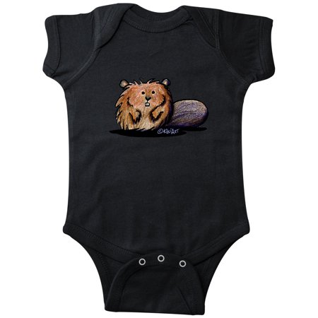 

Inktastic KiniArt Beaver Gift Baby Boy or Baby Girl Bodysuit