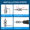 thumbnail image 4 of Uxcell 2Pcs Sierra de Agujero de Metal Cortador de Carburo 32mm / 1-1/4" Dia para Metal, Acero Inoxidable, 4 of 7