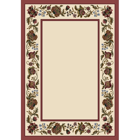 Milliken Signature Area Rug PENELOPE OPAL Penelope Opal Petals Bulbs 2' 8" x 3' 10" Rectangle