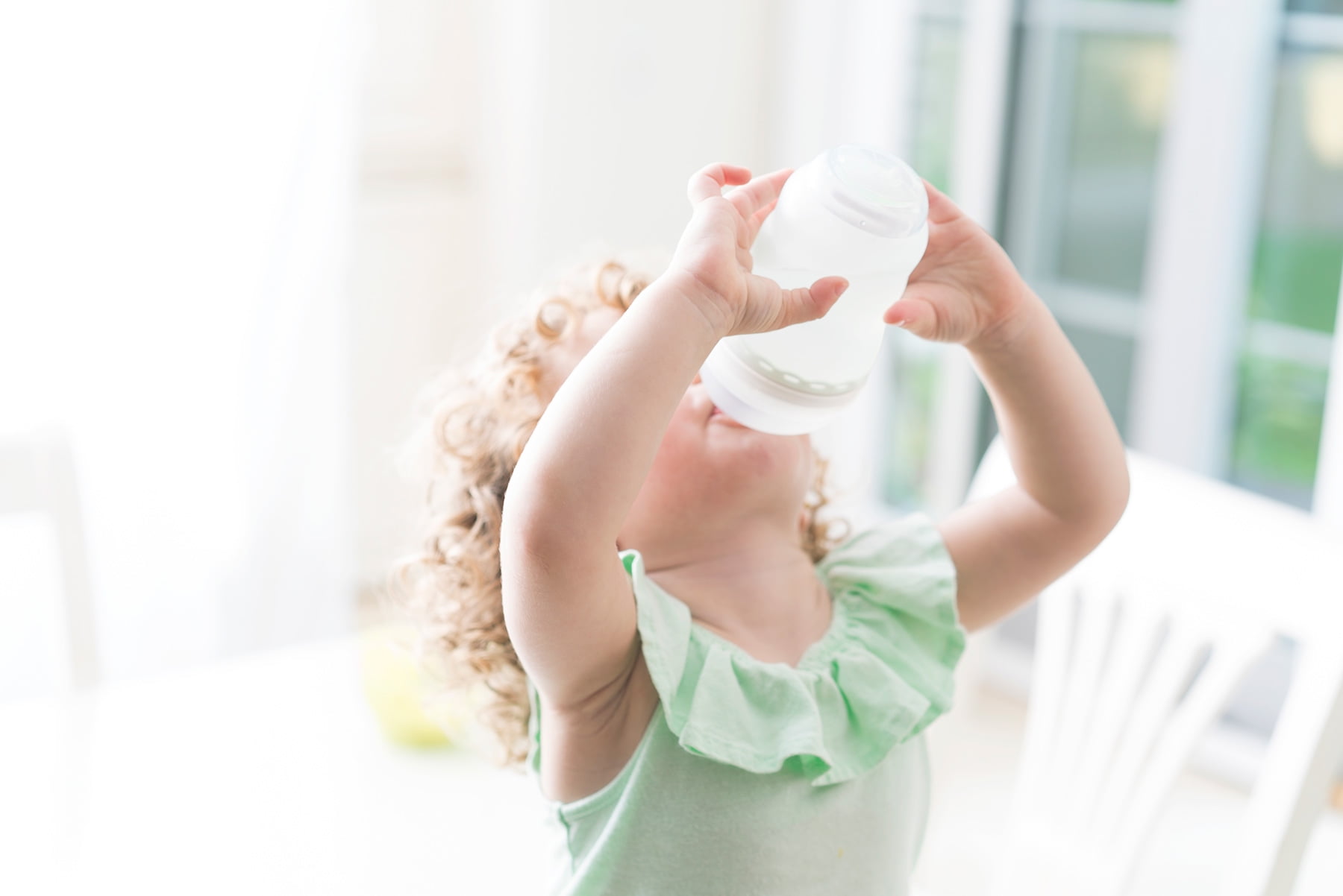 Olababy GentleBottle, Silicone Baby Bottle - 8oz, Frost 2-Pack