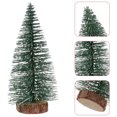 thumbnail image 3 of 10Pcs 10Cm Mini decoración de árbol de Navidad con adornos de pino nevados DIY para barra de fiesta en casa, 3 of 8