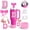Letter D, variant on 6PCS Pink Stanley Cup Accessories Set, Initials Decorations for Stanley Cup 30oz 40oz, Includes Bow Straw Topper, Handle Charm, Letter Sticker, Silicone Boot, Spill Proof Stopper (Letter K)