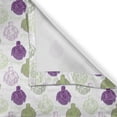 thumbnail image 6 of Ambesonne Artichoke Grommet Curtain, Sketch Style Food, 50" x 54", Lime Green and Purple, 6 of 6