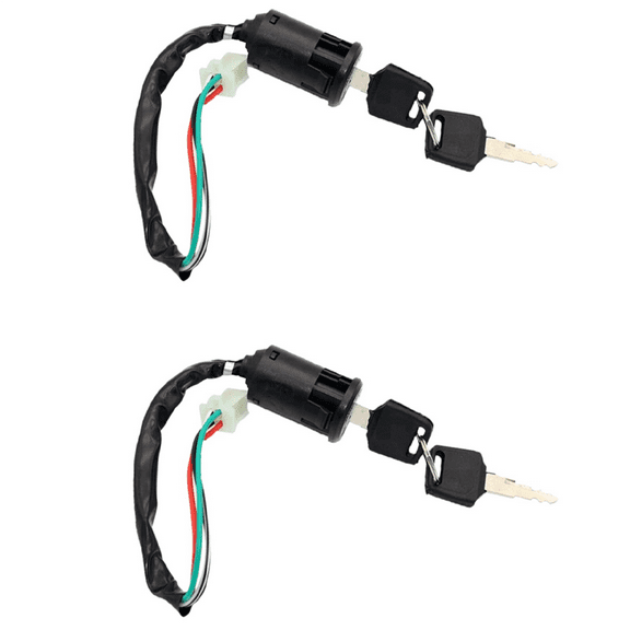 2X 4 Wire Ignition Switch Key for 50Cc 110Cc 125Cc 250Cc Quad Dirt Bike ATV