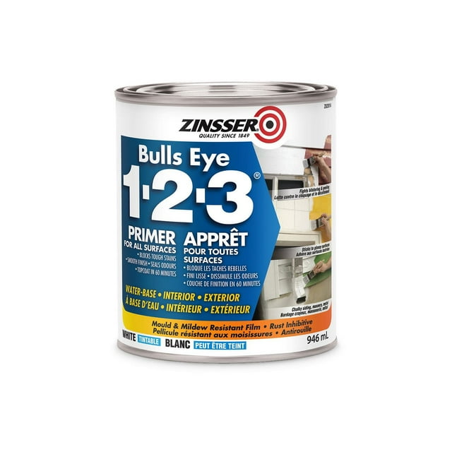 Zinsser Bulls Eye 1-2-3 White Primer