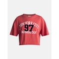 thumbnail image 5 of No Boundaries Boxy Cropped Graphic Tee, Women's and Women's Plus XXS-4X, 5 of 5
