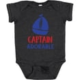 thumbnail image 3 of Inktastic Captain Adorable, Sail Boat, Sailing - Red Blue Boys Baby Bodysuit, 3 of 5