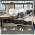 thumbnail image 4 of Yuyamidu Horse RV Dinette Cushion Covers Booth Set Soft Camper Cushion Covers 2 Pcs Couch Cover for RV Camper Sofa Stretchy Loveseat Slipcovers for Travel Trailer Couch, 4 of 7