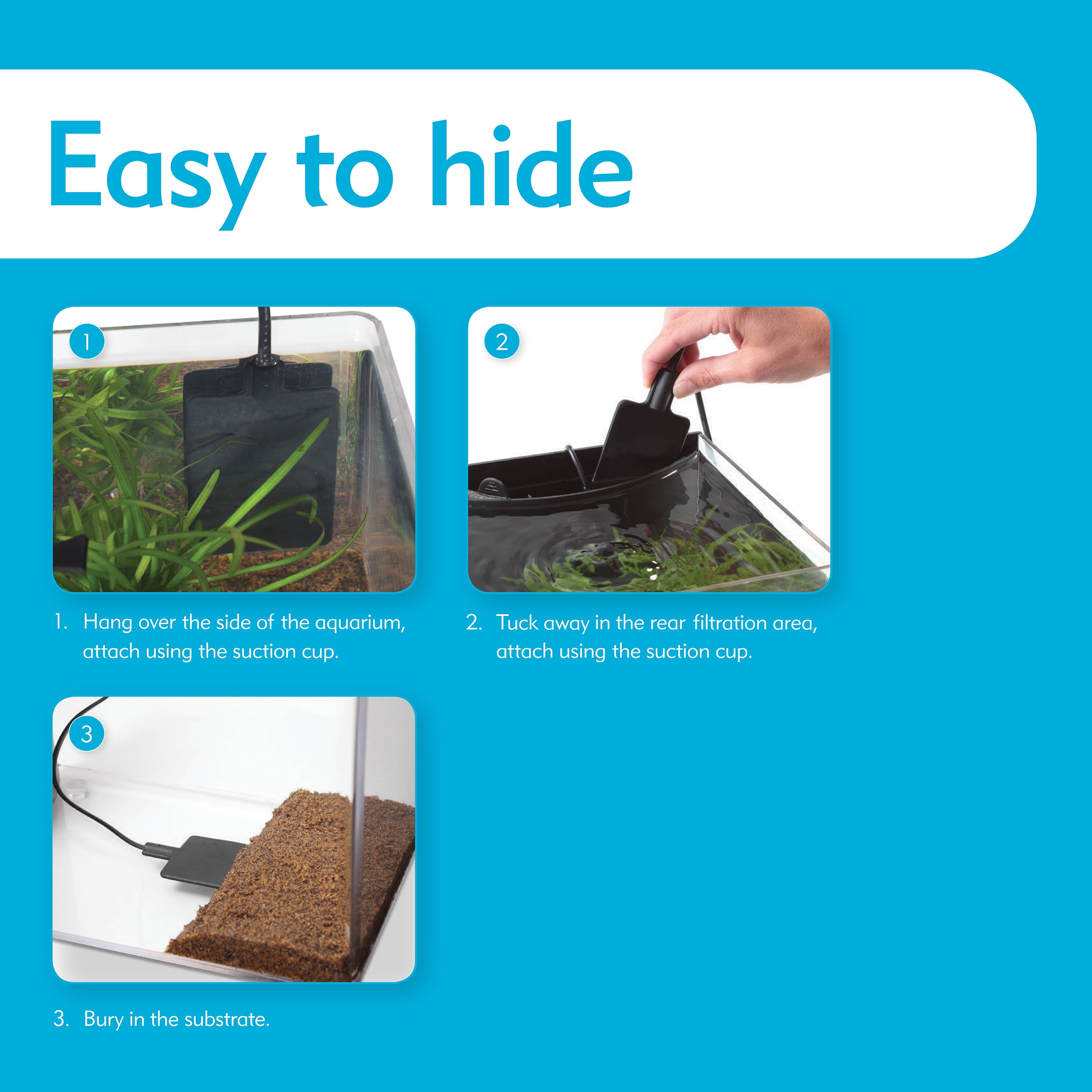 Buy Interpet Heater Flat Life Thermal 15W for up to 4 Gallon Aquariums